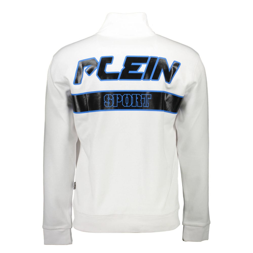 Білий бавовняний чоловічий светр Plein Sport