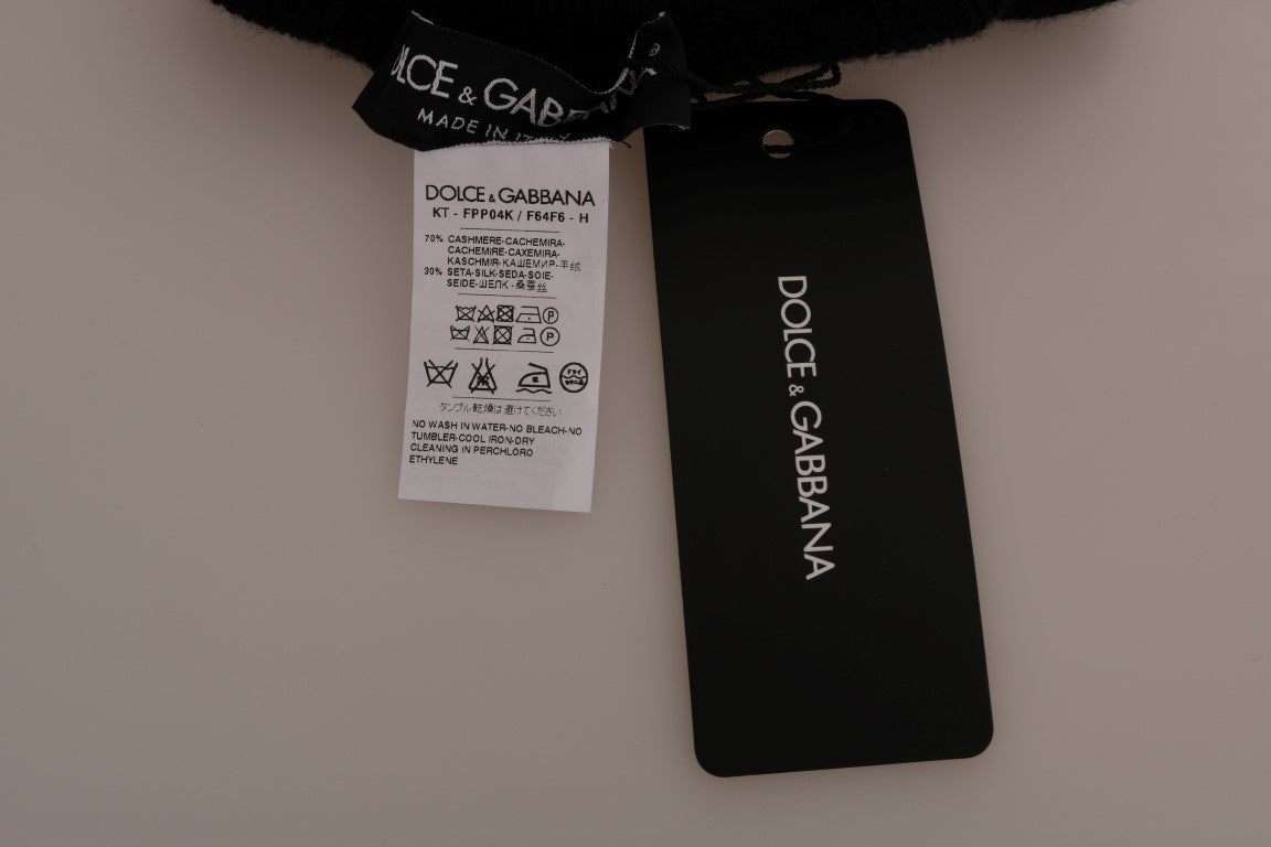 Елегантні чорні кашемірові стрейч-штани Dolce &amp; Gabbana
