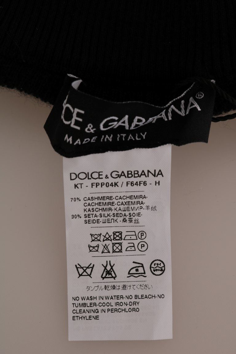 Елегантні чорні кашемірові стрейч-штани Dolce &amp; Gabbana