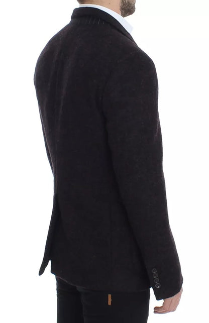 Піджак Dolce &amp; Gabbana Bordeaux Alpaca на два ґудзики