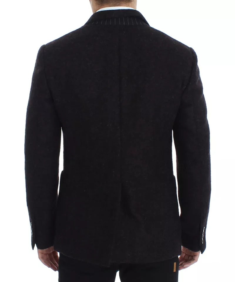 Піджак Dolce &amp; Gabbana Bordeaux Alpaca на два ґудзики