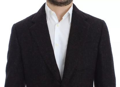 Піджак Dolce &amp; Gabbana Bordeaux Alpaca на два ґудзики