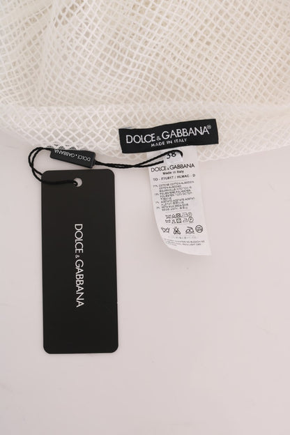 Прозора сітчаста безрукавка Dolce &amp; Gabbana