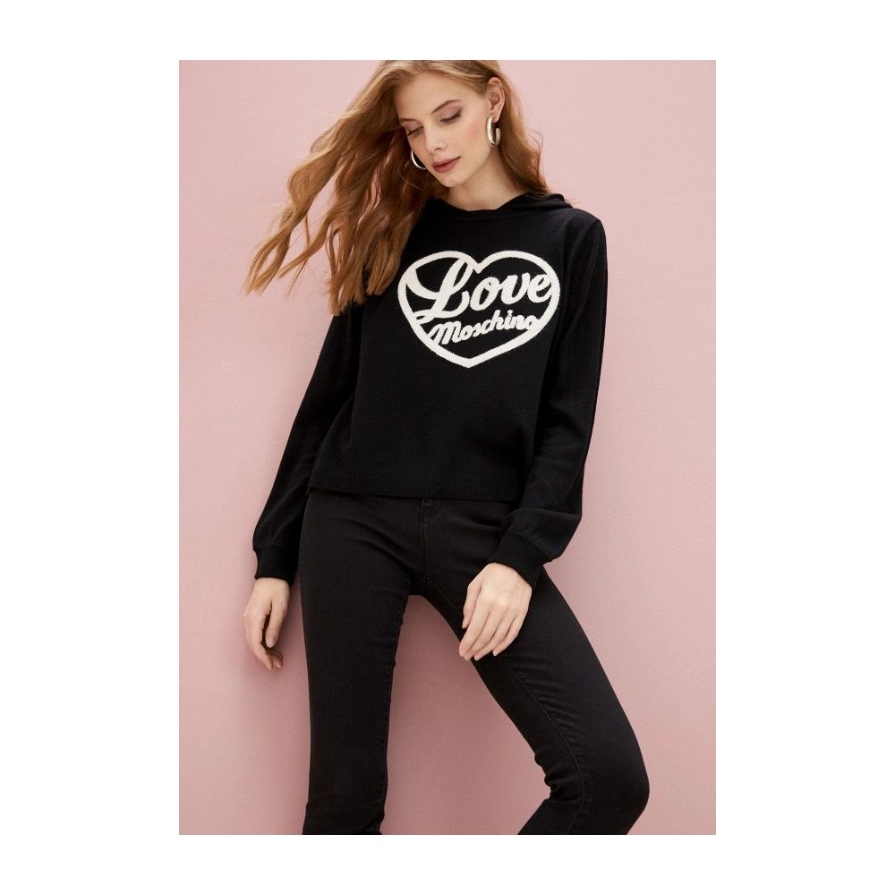 Чорні бавовняні жіночі джинси Love Moschino