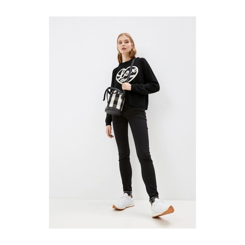 Чорні бавовняні жіночі джинси Love Moschino