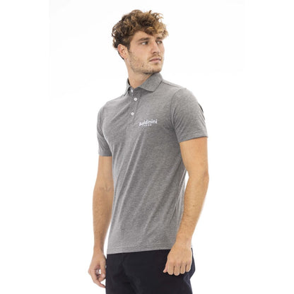 Чоловіче поло Baldinini Trend Grey Cotton