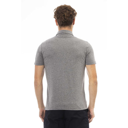 Чоловіче поло Baldinini Trend Grey Cotton