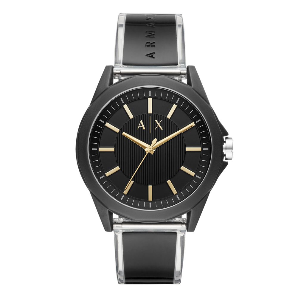 Чорний чоловічий годинник Armani Exchange
