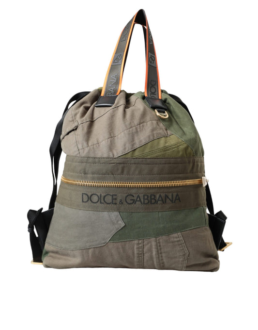 Сумка-рюкзак Dolce &amp; Gabbana Military Green Patchwork