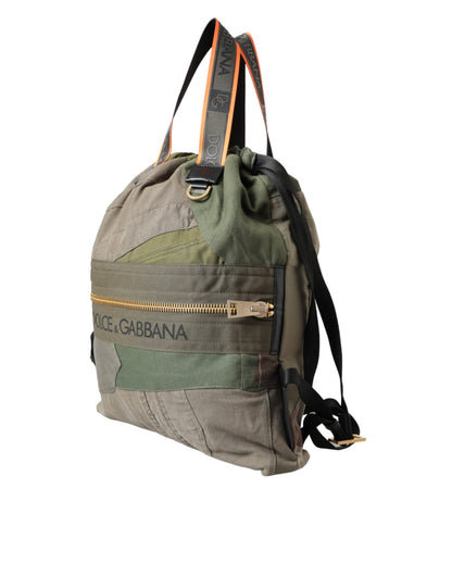 Сумка-рюкзак Dolce &amp; Gabbana Military Green Patchwork