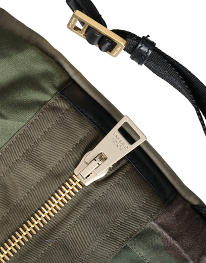 Сумка-рюкзак Dolce &amp; Gabbana Military Green Patchwork