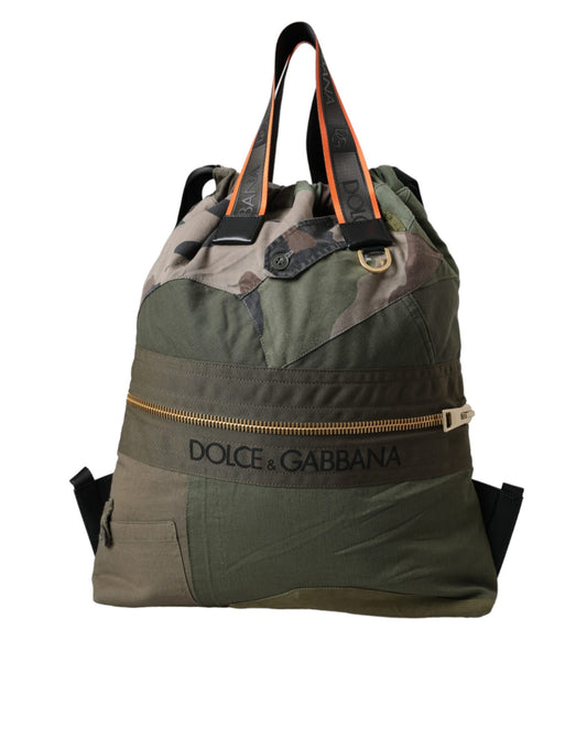 Сумка-рюкзак Dolce &amp; Gabbana Military Green Patchwork