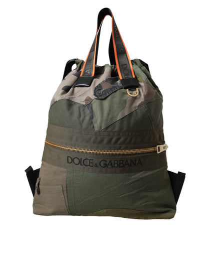Сумка-рюкзак Dolce &amp; Gabbana Military Green Patchwork