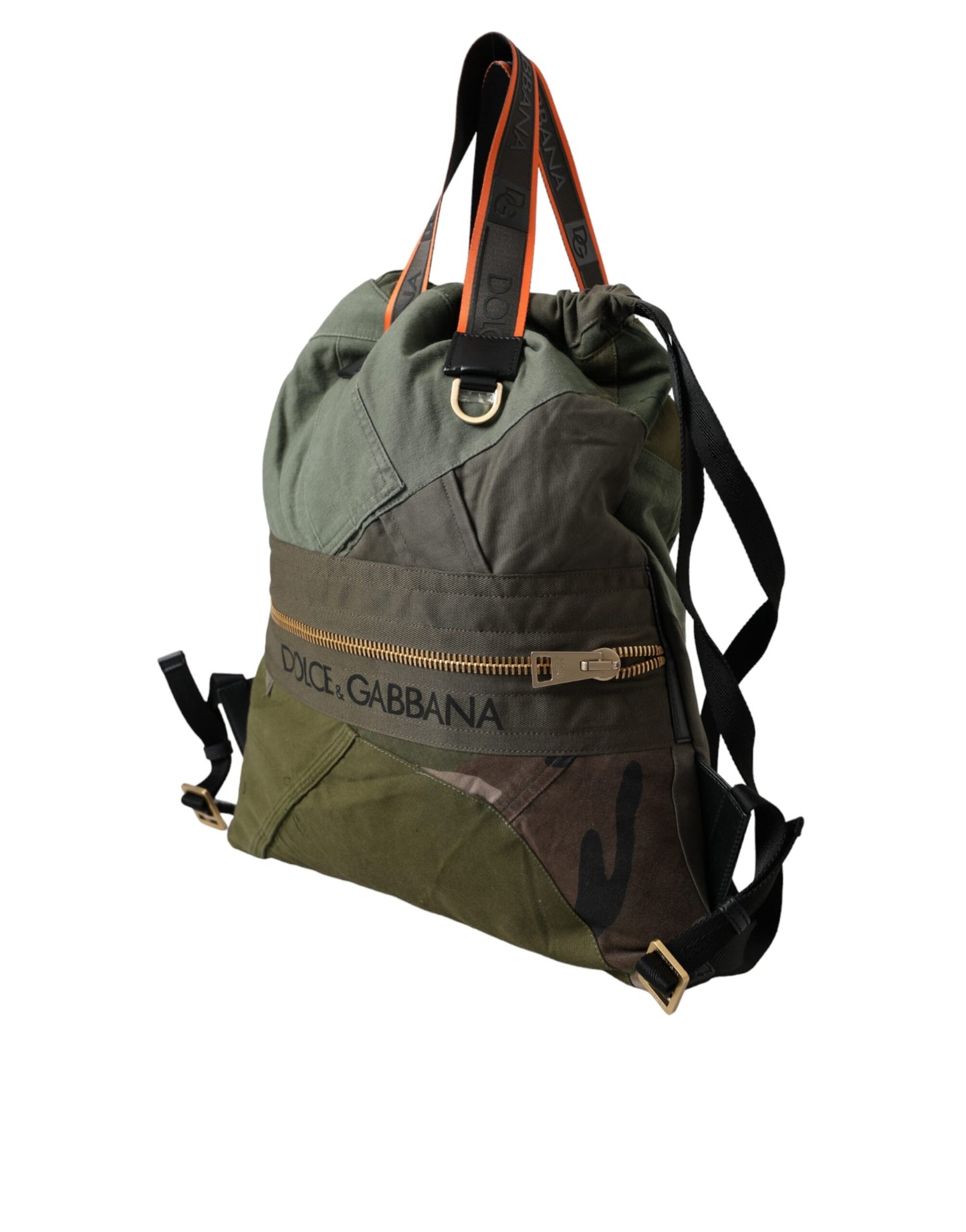 Сумка-рюкзак Dolce &amp; Gabbana Military Green Patchwork
