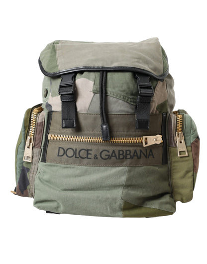 Сумка-рюкзак Dolce &amp; Gabbana Military Green Patchwork