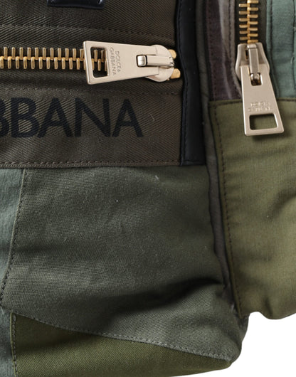 Сумка-рюкзак Dolce &amp; Gabbana Military Green Patchwork