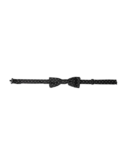 Краватка-метелик Dolce &amp; Gabbana Black Silk Fantasy з регульованою шиєю