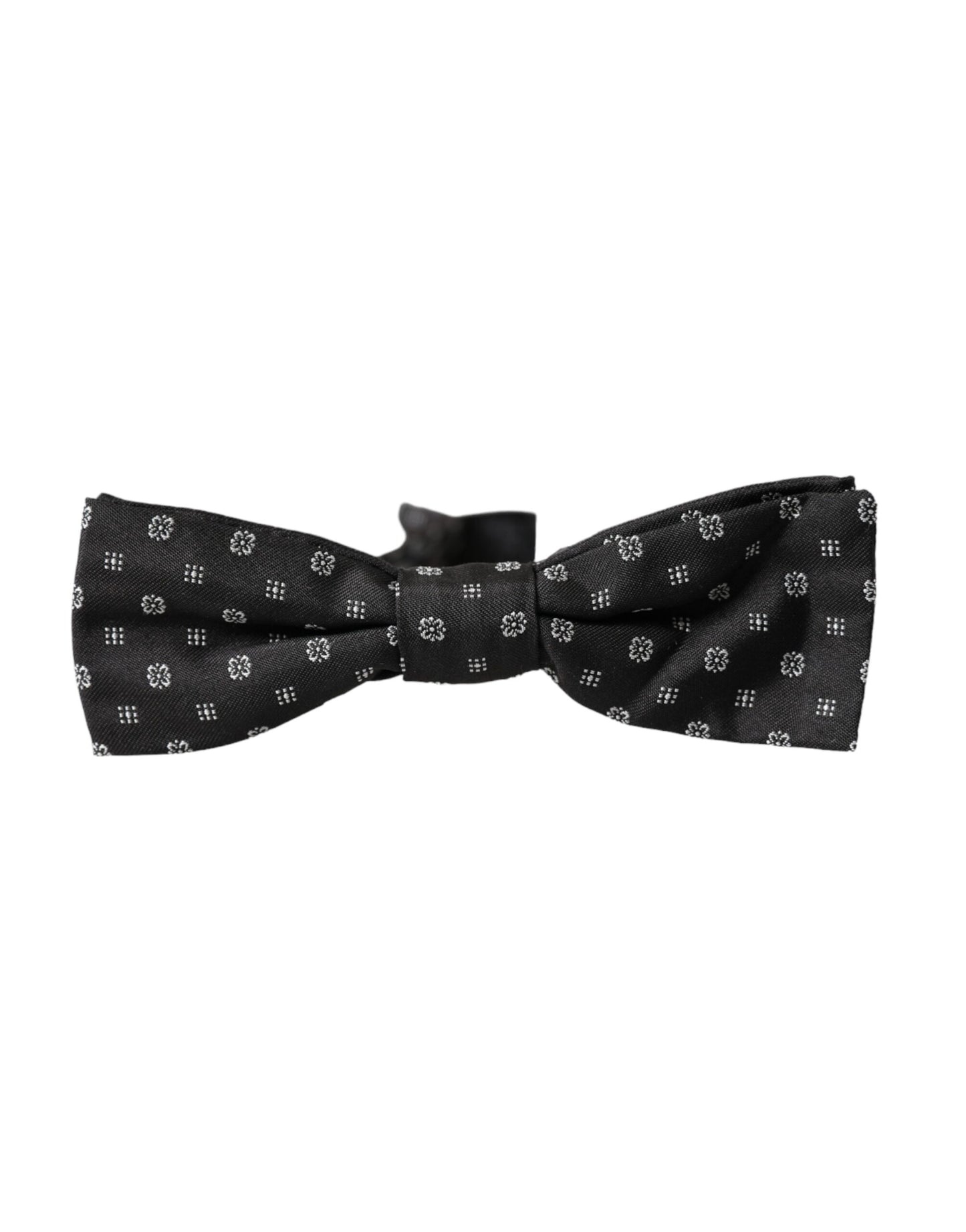 Краватка-метелик Dolce &amp; Gabbana Black Silk Fantasy з регульованою шиєю