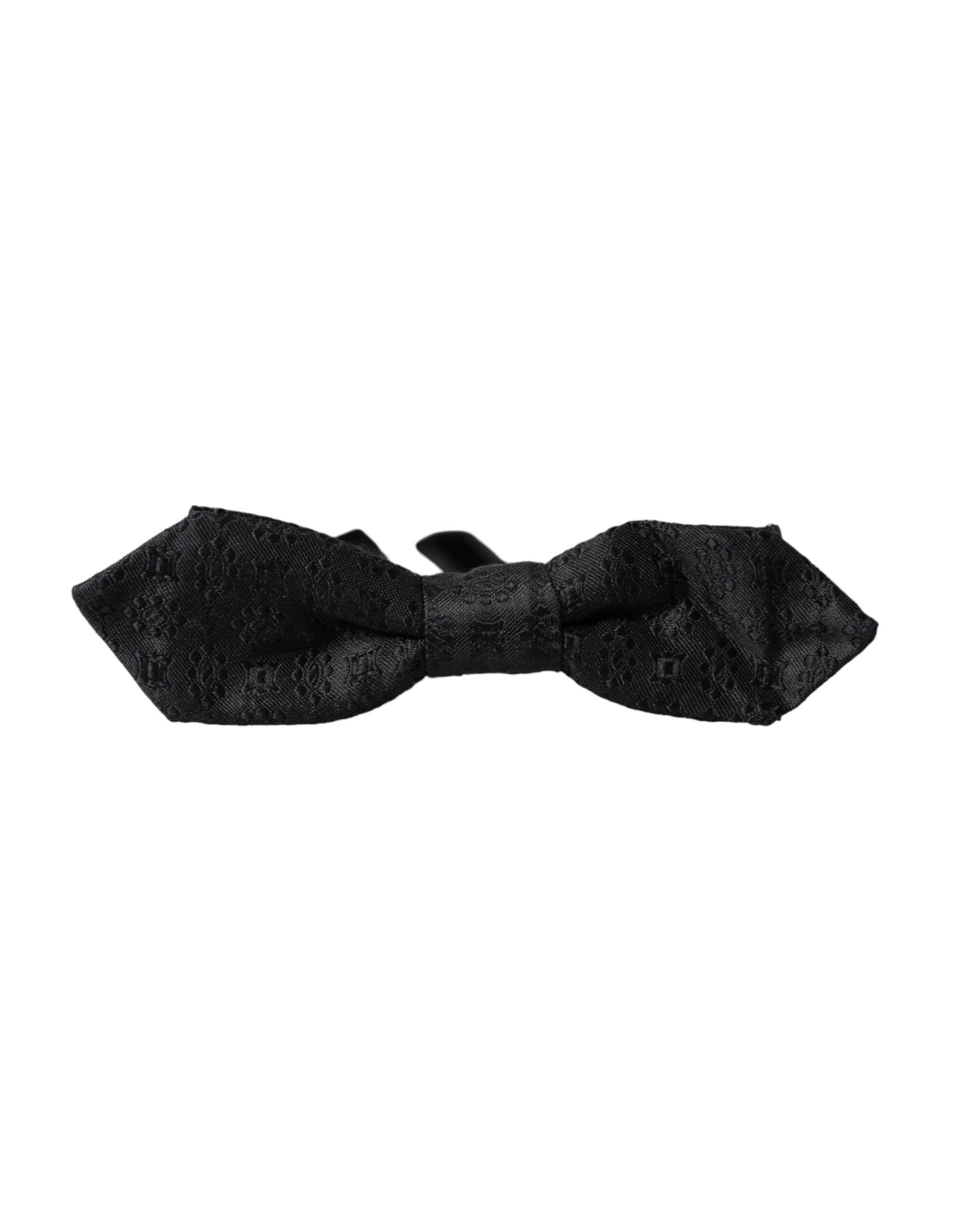 Чоловіча краватка-метелик Dolce &amp; Gabbana Black Silk Fantasy з регульованою шиєю