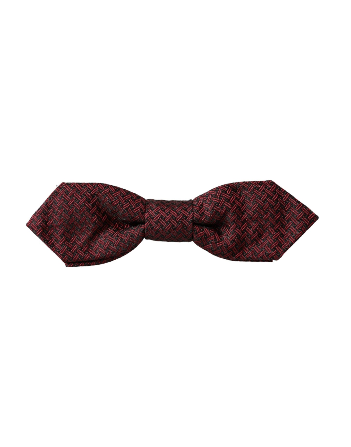 Чоловіча краватка-метелик Dolce &amp; Gabbana Red Silk Fantasy з регульованою шиєю