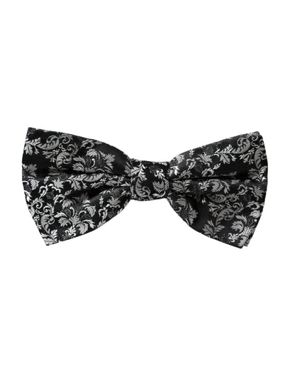 Чоловіча краватка-метелик Dolce &amp; Gabbana з шовковим квітковим принтом і регульованою шиєю
