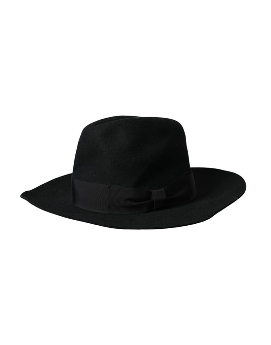 Жіночий капелюх Dolce &amp; Gabbana Black Rabbit Fedora Trilby