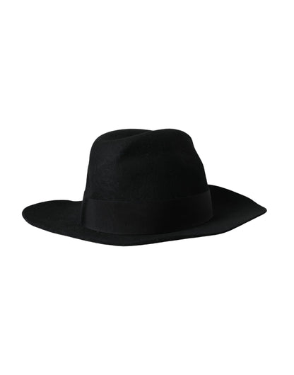 Жіночий капелюх Dolce &amp; Gabbana Black Rabbit Fedora Trilby
