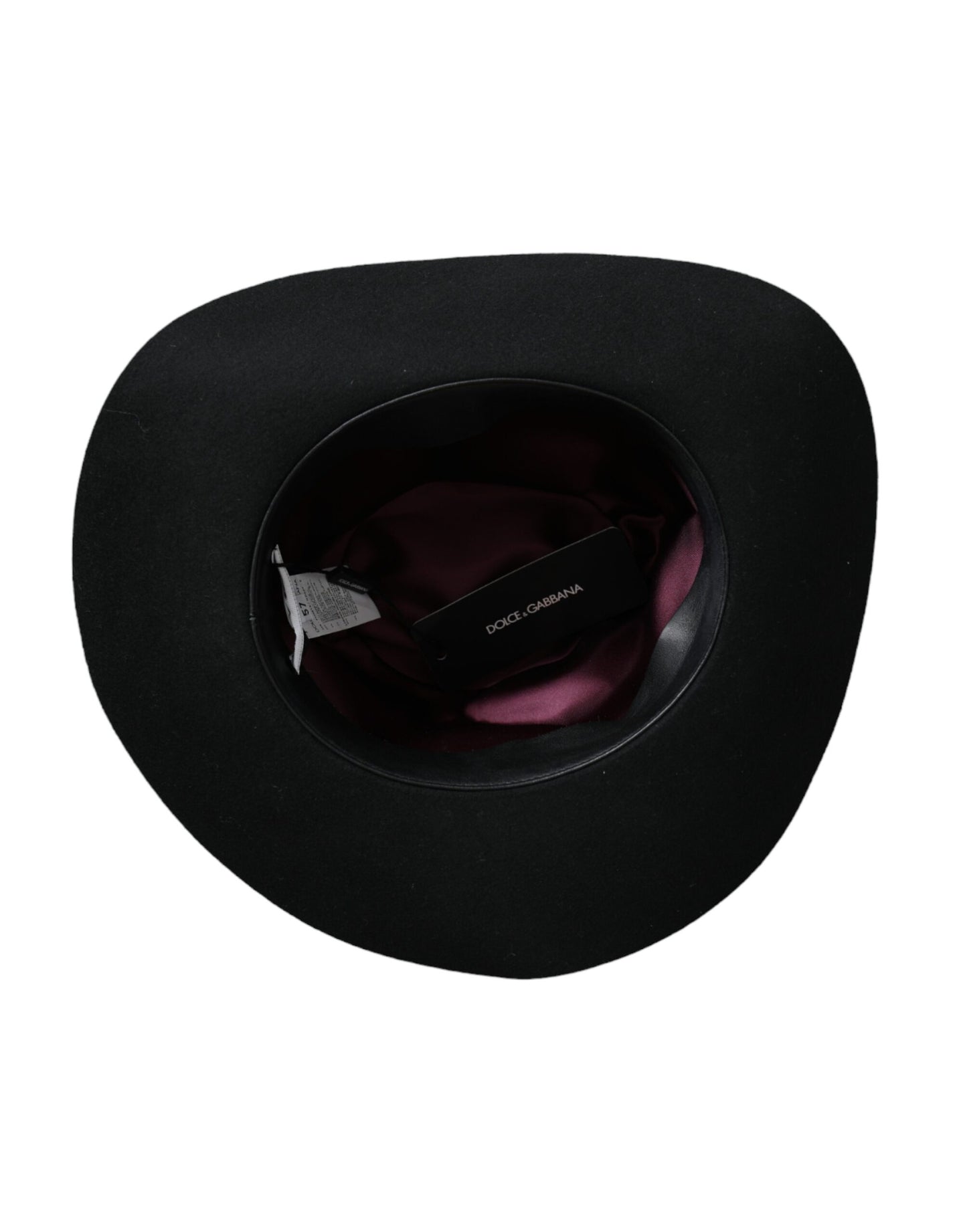 Жіночий капелюх Dolce &amp; Gabbana Black Rabbit Fedora Trilby