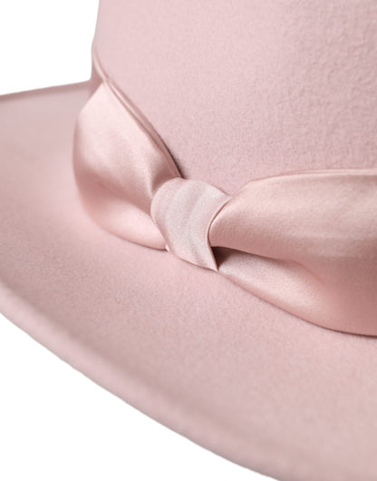 Жіноча шапка Dolce &amp; Gabbana Pink Rabbit Fedora Trilby