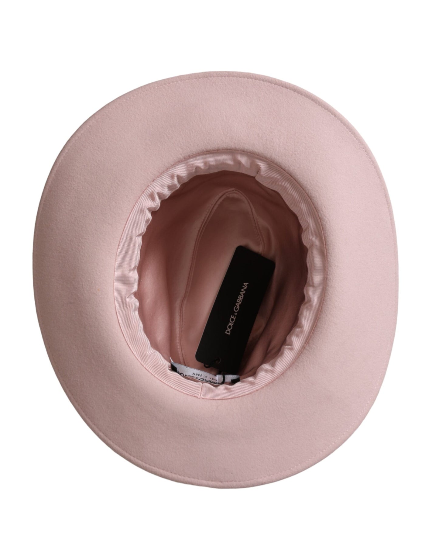 Жіноча шапка Dolce &amp; Gabbana Pink Rabbit Fedora Trilby