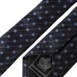 Чоловіча краватка Dolce &amp; Gabbana у чорно-синій шовковий горошок, що регулюється