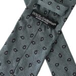 Регульована чоловіча краватка зі 100% шовку Dolce &amp; Gabbana із візерунком
