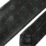 Dolce &amp; Gabbana Dark Grey 100% Silk Fantasy Регульована чоловіча краватка