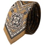 Регульована чоловіча краватка Dolce &amp; Gabbana зі 100% шовку та коліщатками
