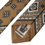 Регульована чоловіча краватка Dolce &amp; Gabbana зі 100% шовку та коліщатками