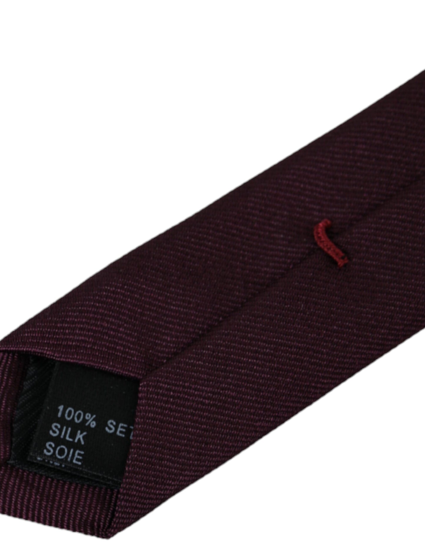 Регульована чоловіча краватка Dolce &amp; Gabbana Bordeaux Solid, 100% шовк