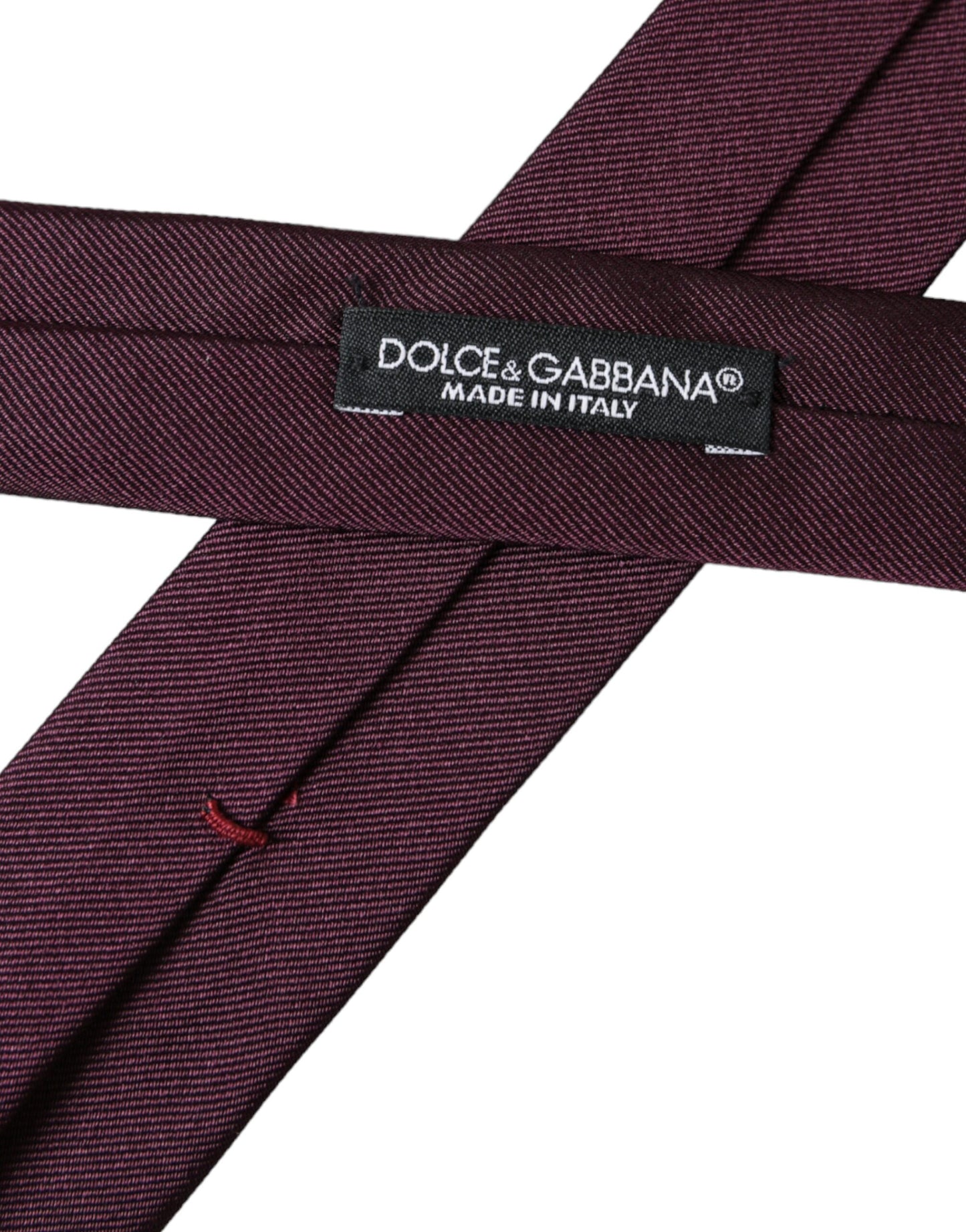 Регульована чоловіча краватка Dolce &amp; Gabbana Bordeaux Solid, 100% шовк