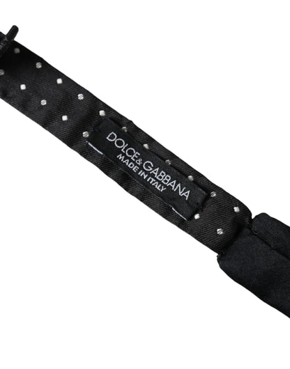 Dolce &amp; Gabbana чорний, 100% шовк, регульований метелик