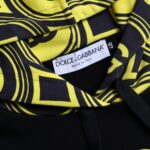 Бавовняний світшот з капюшоном і чорним логотипом Dolce &amp; Gabbana
