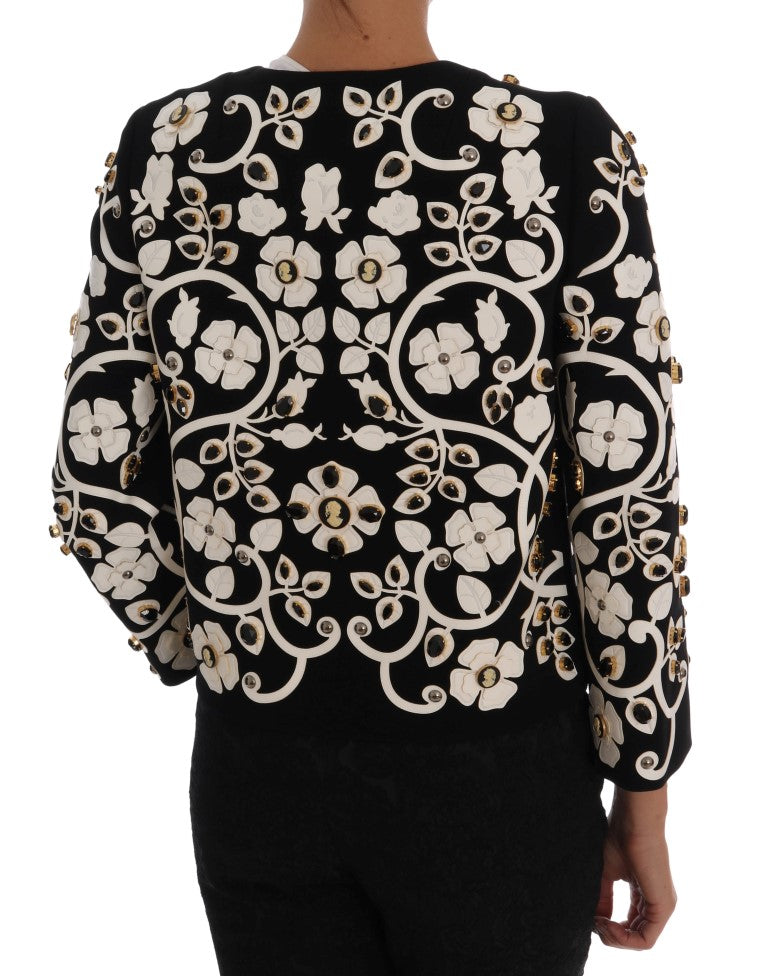 Вовняна куртка Dolce &amp; Gabbana з квітковою вишивкою
