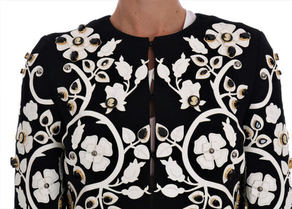 Вовняна куртка Dolce &amp; Gabbana з квітковою вишивкою