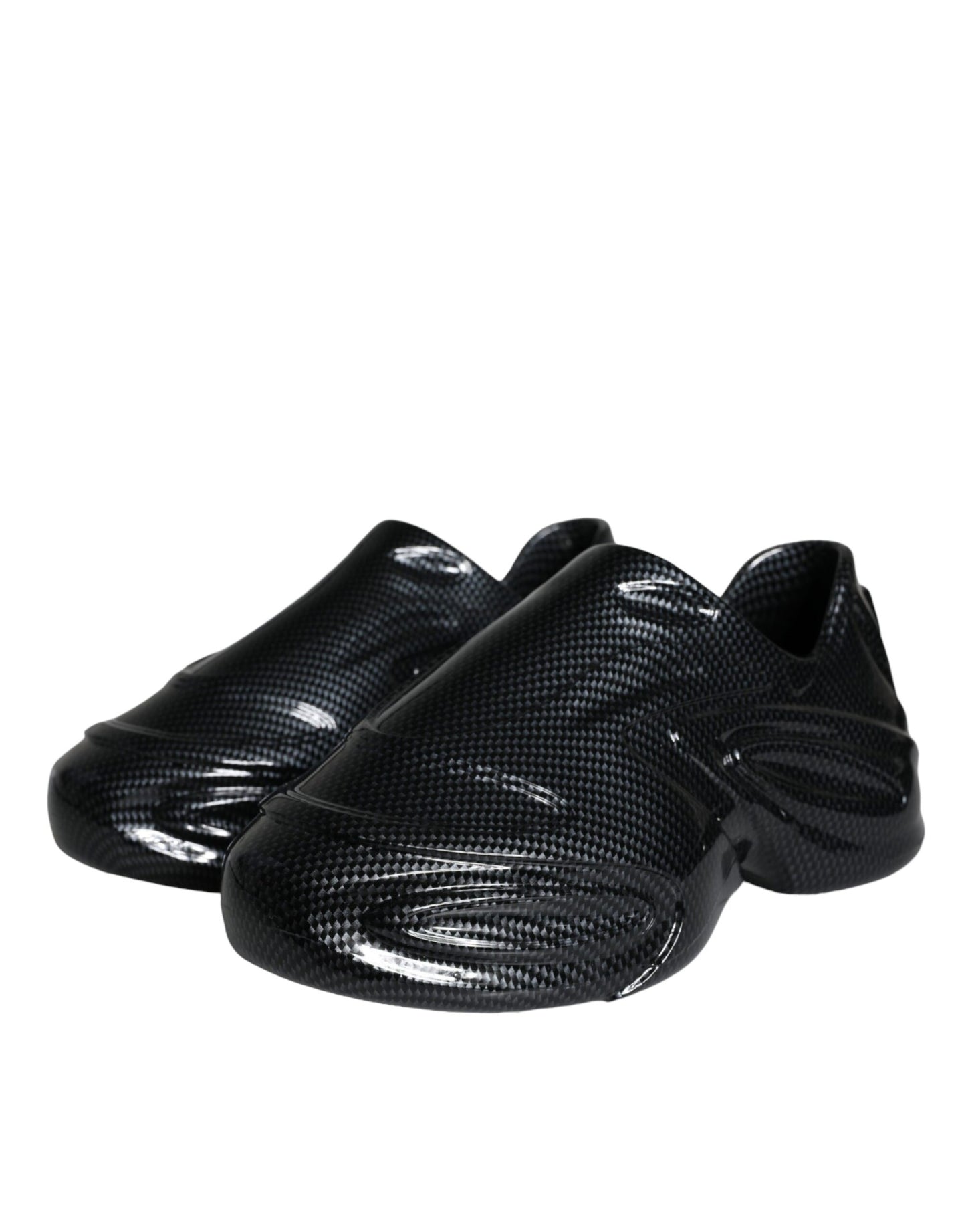 Чоловічі кросівки Dolce &amp; Gabbana Black Foiled Rubber Toy Low Top
