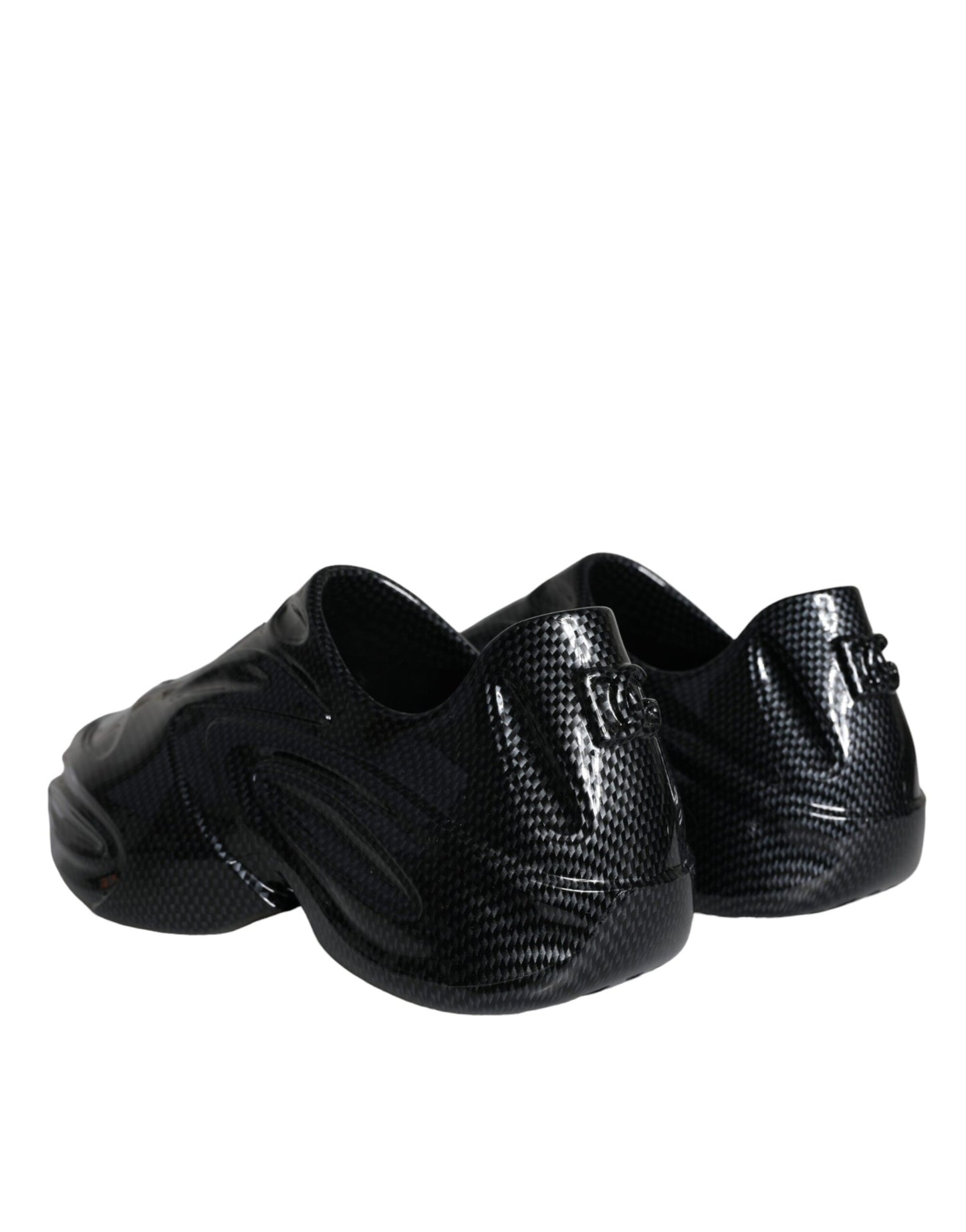 Чоловічі кросівки Dolce &amp; Gabbana Black Foiled Rubber Toy Low Top