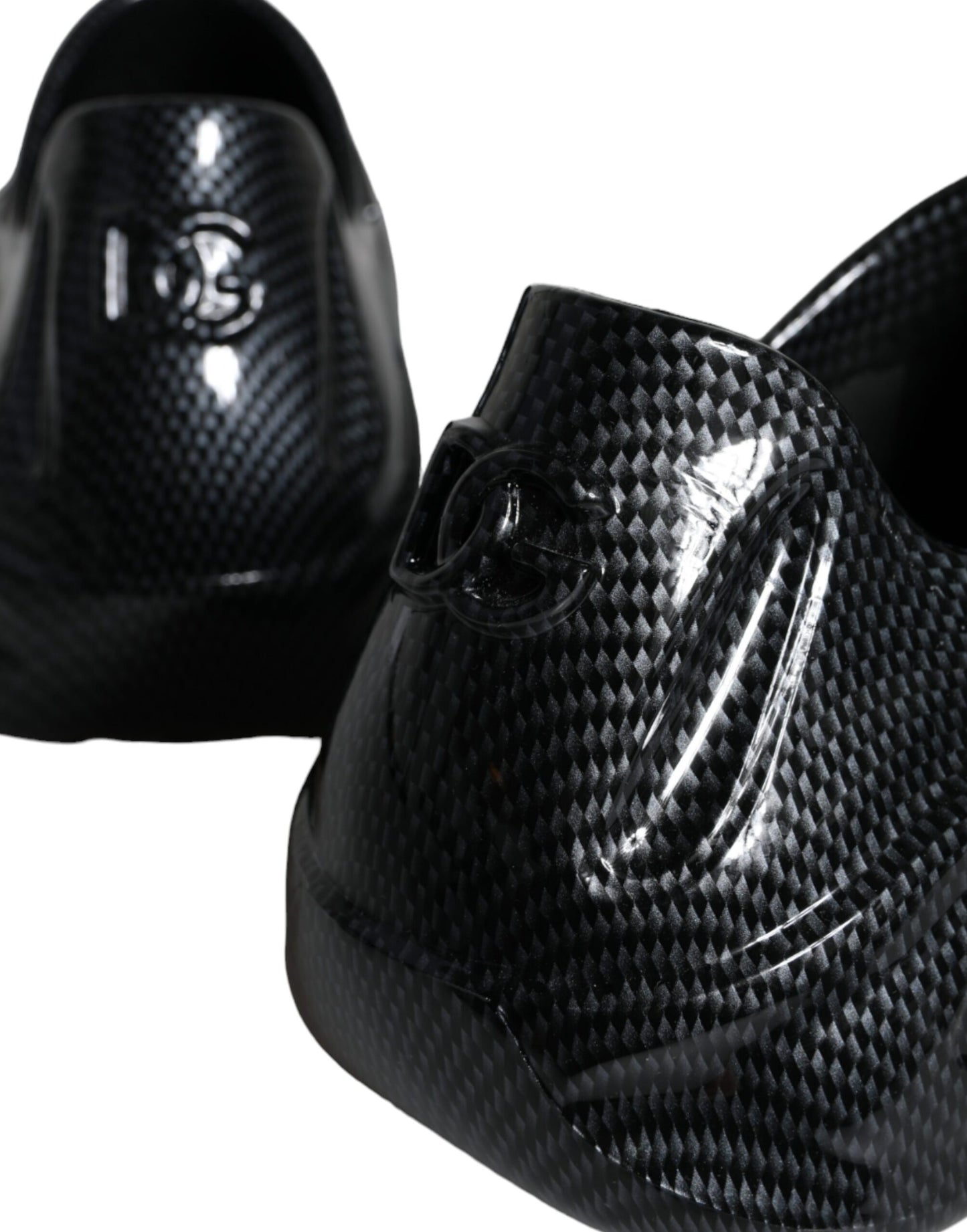 Чоловічі кросівки Dolce &amp; Gabbana Black Foiled Rubber Toy Low Top