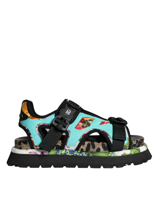 Чоловіче взуття Dolce &amp; Gabbana Multicolor Patchwork Slides