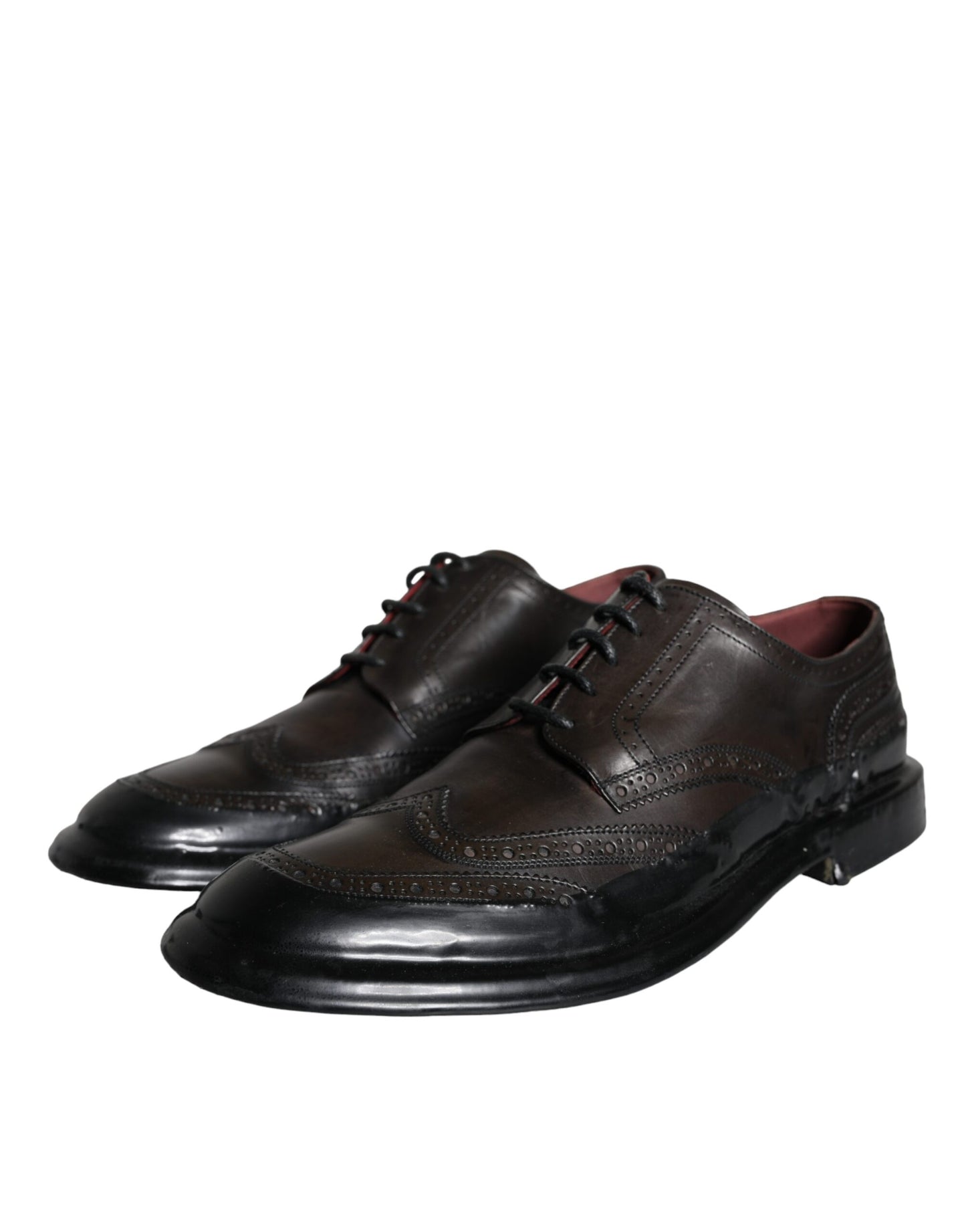 Офіційні чоловічі туфлі Dolce &amp; Gabbana зі шкіри Oxford Wingtip