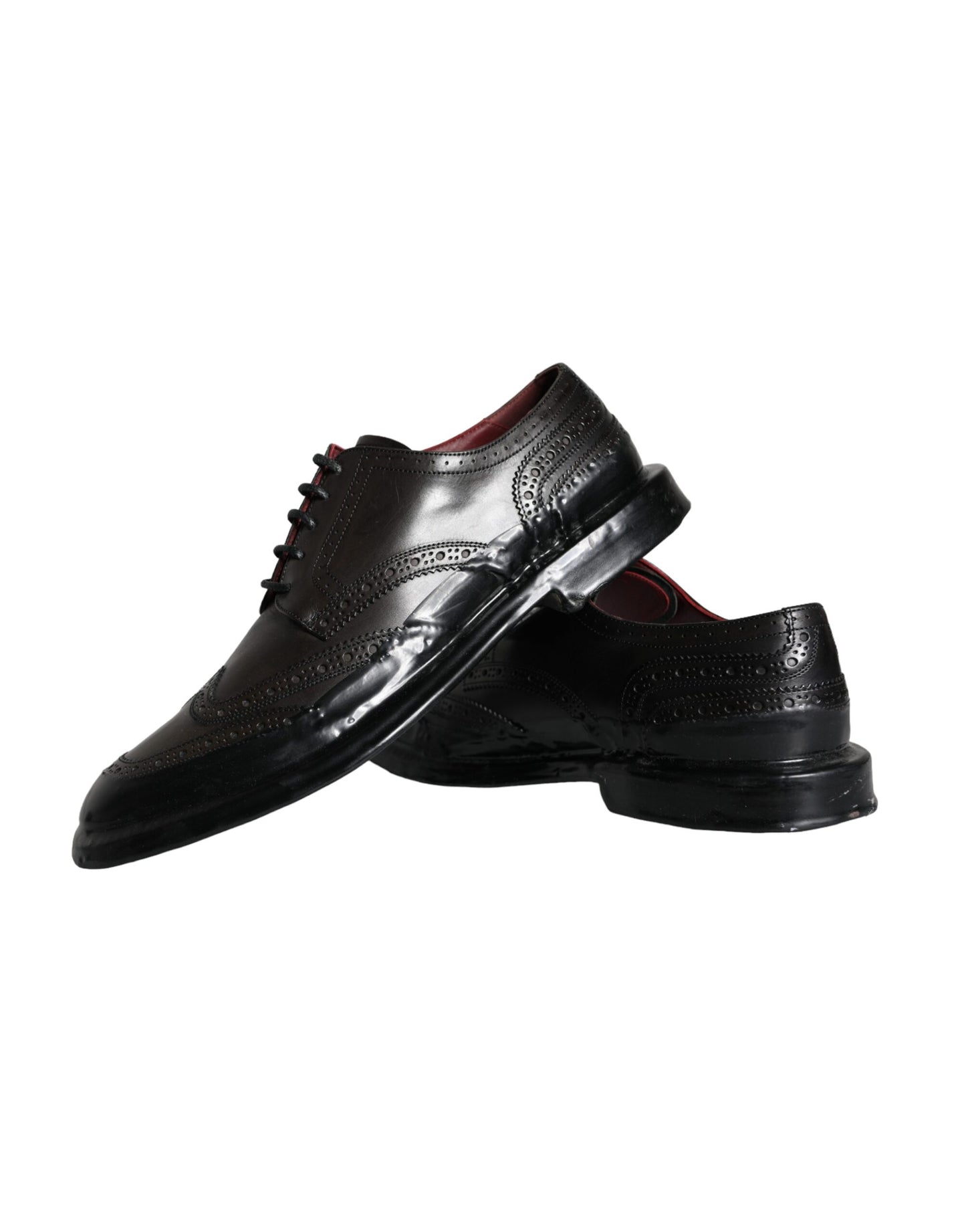 Офіційні чоловічі туфлі Dolce &amp; Gabbana зі шкіри Oxford Wingtip