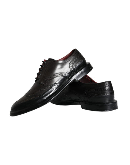 Офіційні чоловічі туфлі Dolce &amp; Gabbana зі шкіри Oxford Wingtip