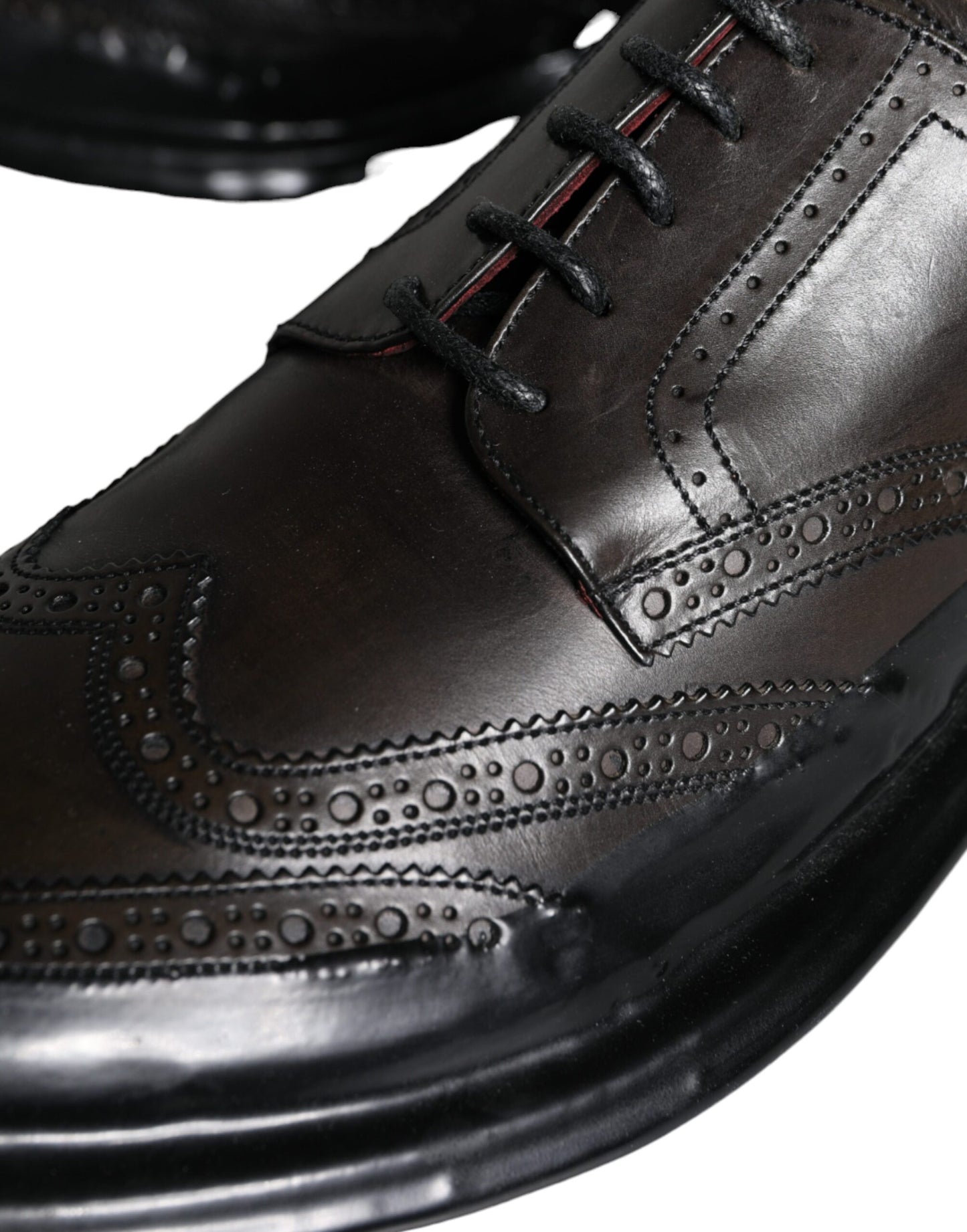 Офіційні чоловічі туфлі Dolce &amp; Gabbana зі шкіри Oxford Wingtip