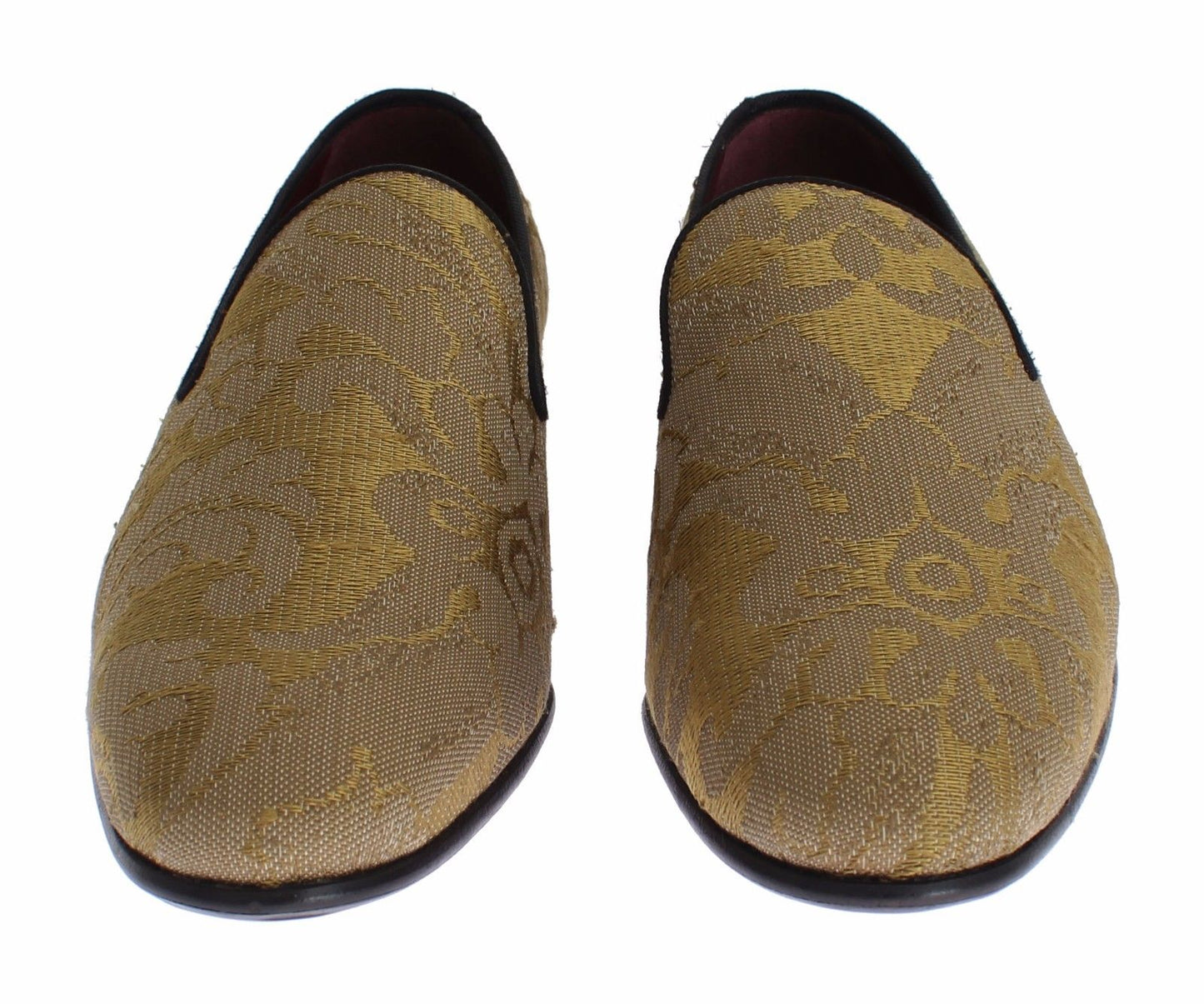 Шовкові лофери Dolce &amp; Gabbana у стилі золотого бароко